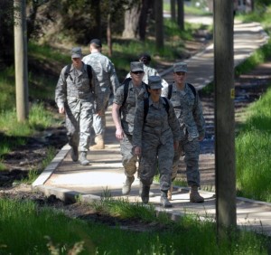 soldiers walking DLIFLC
