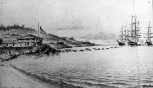 Commodore John Drake Sloat, landing in Monterey on July 1846