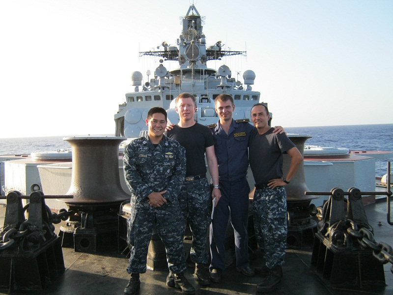 Russian linguists support naval exercise