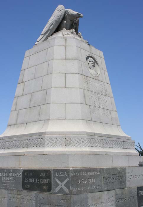 Sloat Monument, commemorating John D. Sloat, a commodore in the United States Navy who, in 1846, claimed California for the United States.