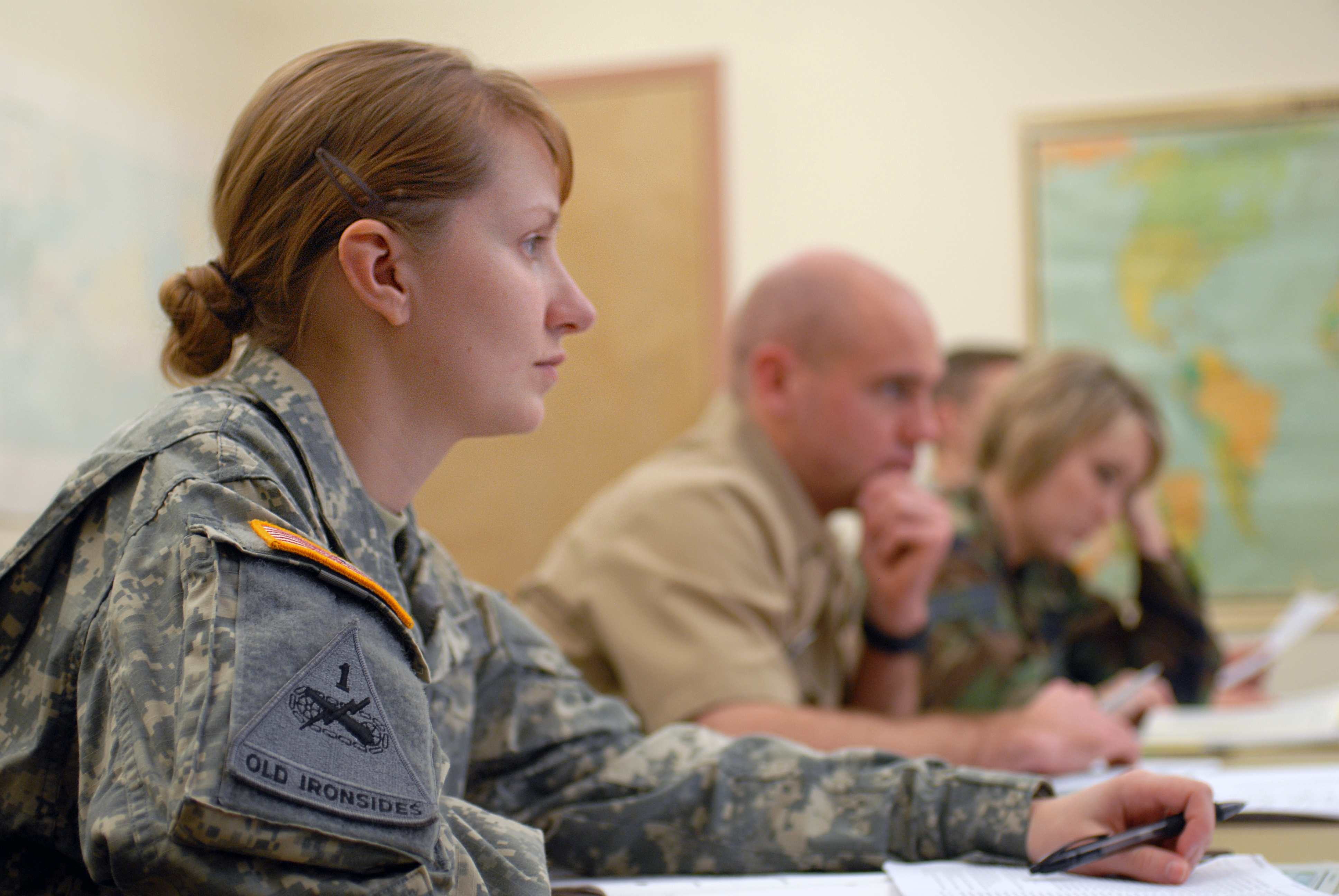 CE students in class