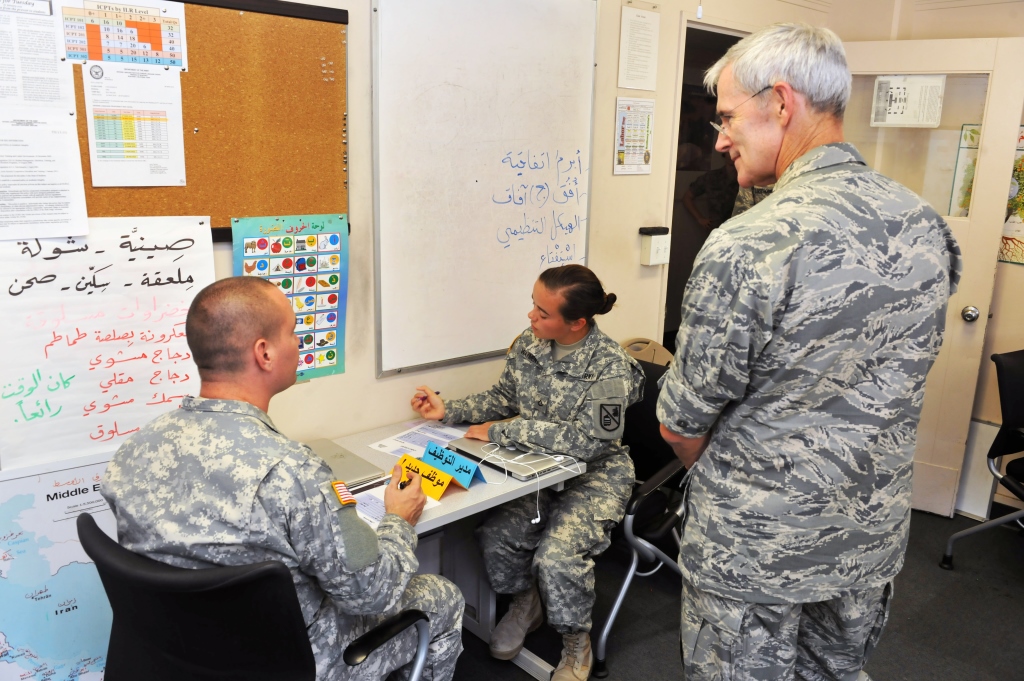 Air Force deputy chief for intelligence visits DLIFLC