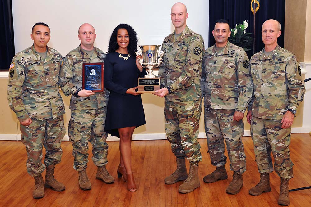 Awards presented for Command Language Program and Professional of the Year