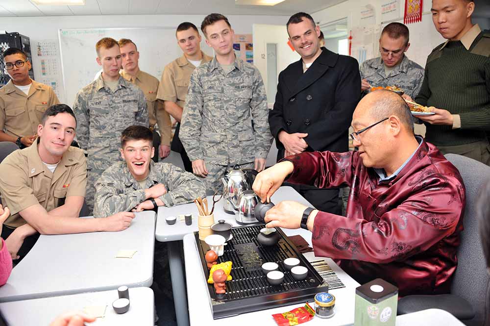 Chinese students welcome the Year of the Dog