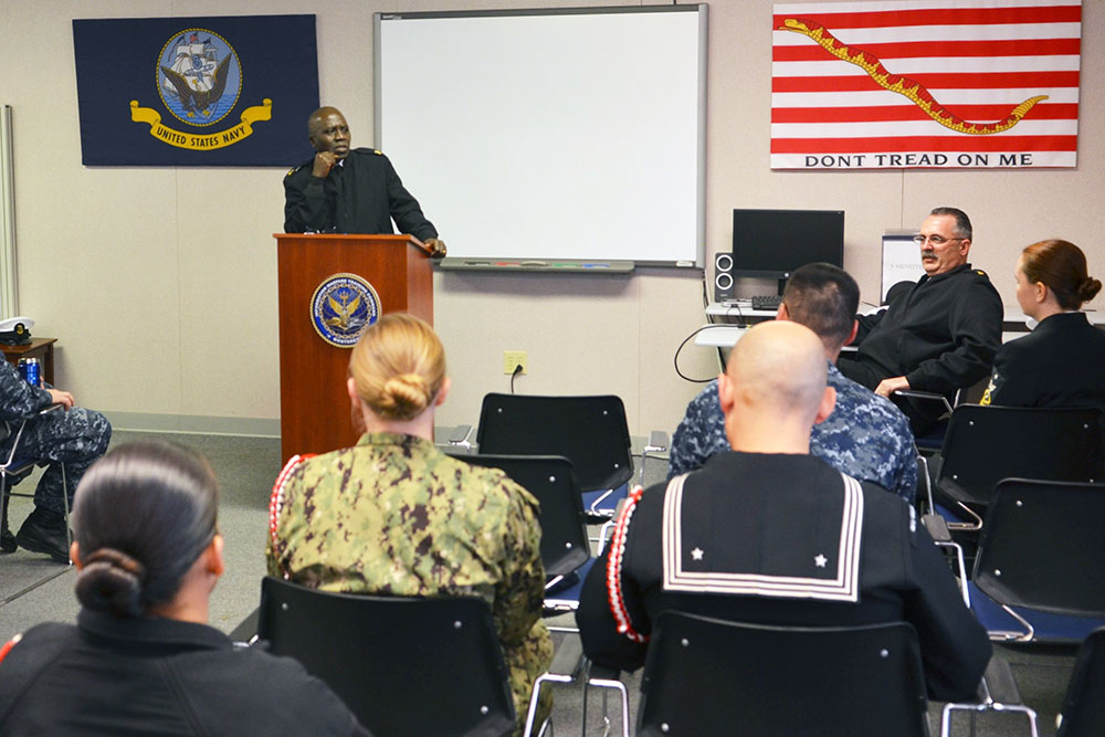 NETC Force Master Chief Visits IWTC Monterey