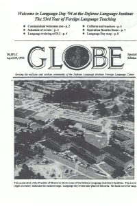 Globe Language Day Program 1994