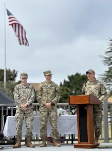 Col. Matthew R. Reilman, commander of the 17th Training Wing, came from Goodfellow to preside over the change of command for the USAF.