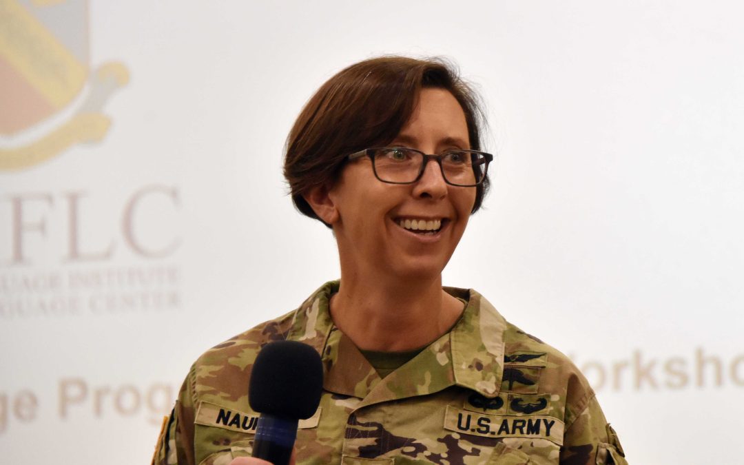 Language is a living thing – key to military readiness